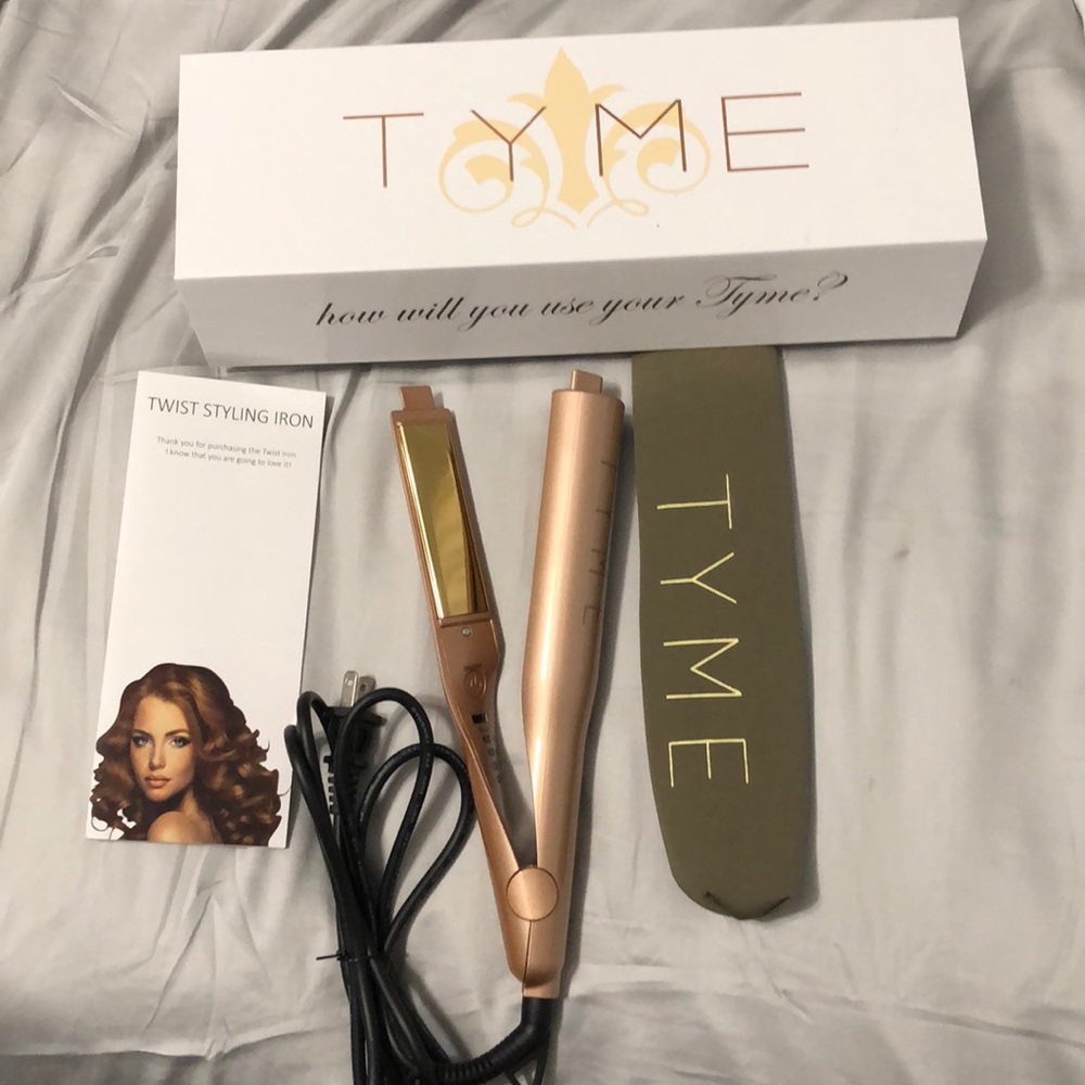 Tyme hair curler/straightener